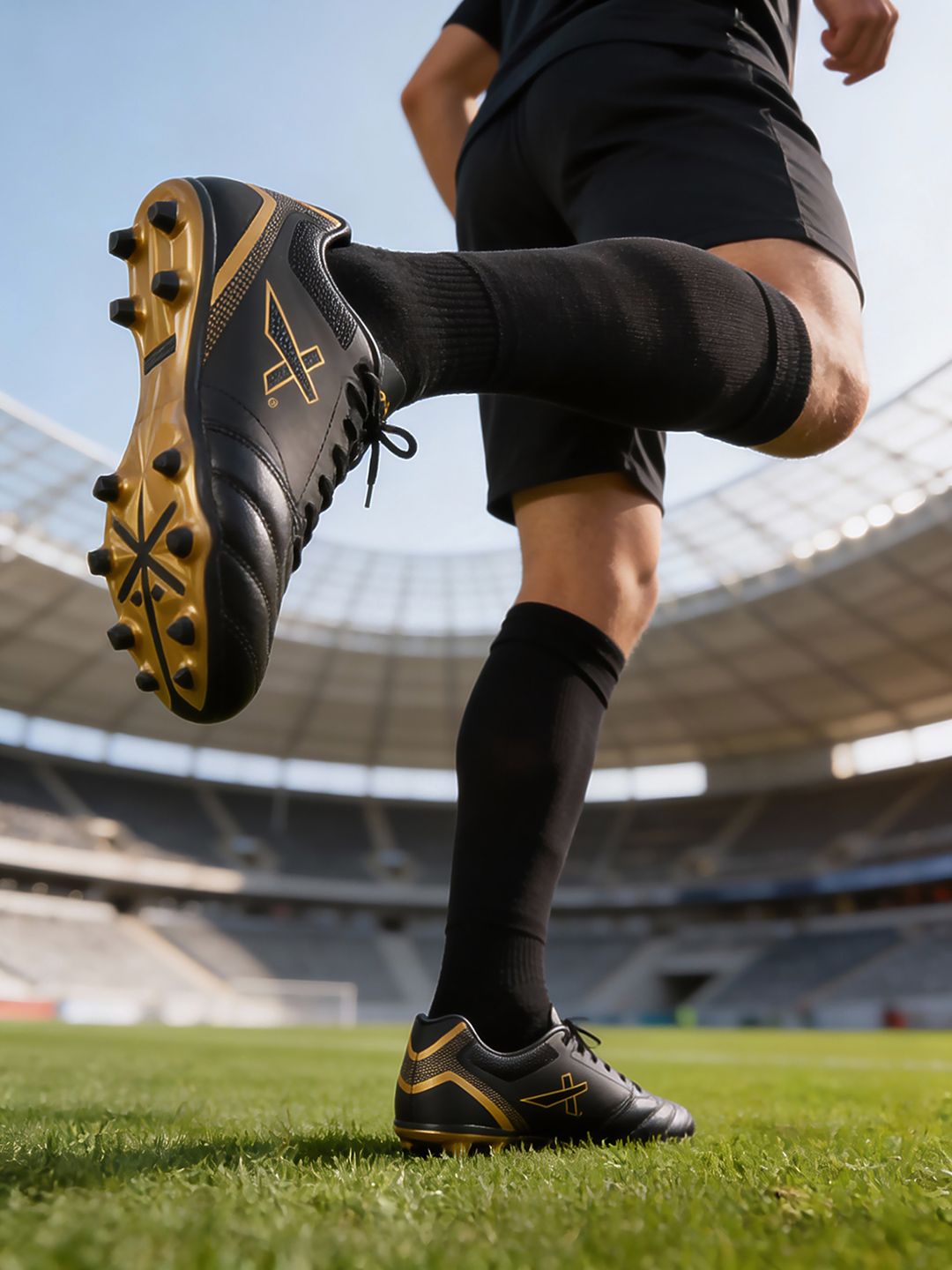 VECTOR X VECTOR X Blaze 2.0 Synthetic Leather Upper with TPU Sole Football Shoes