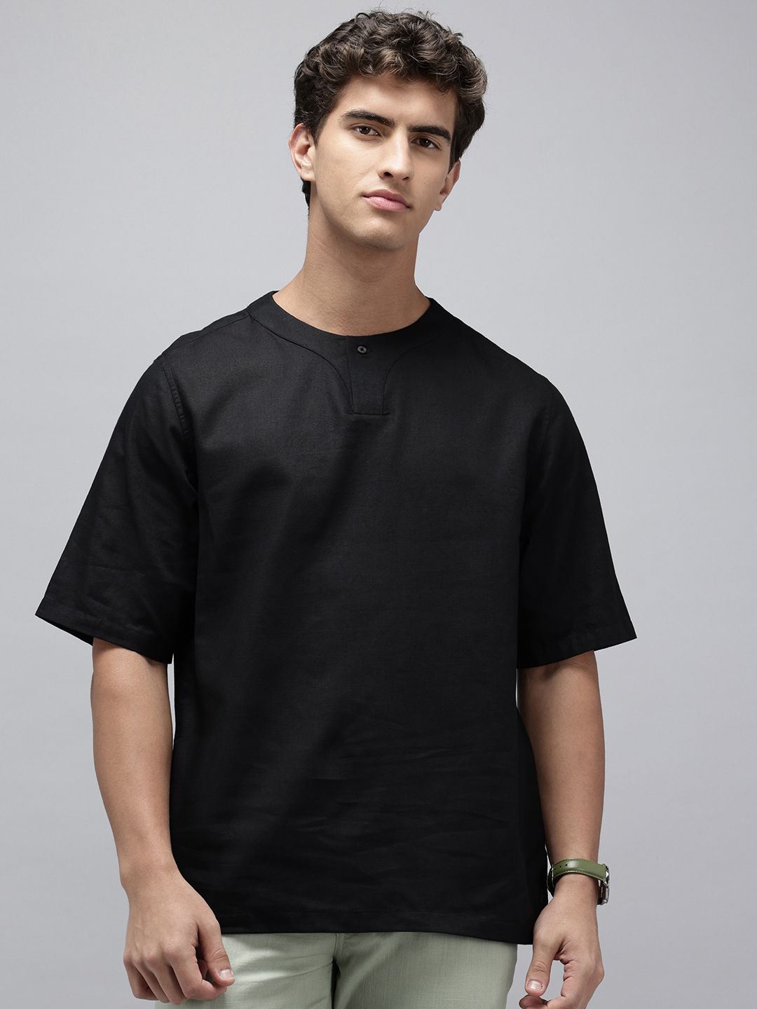 NAVNIV Cotton Linen Kurta