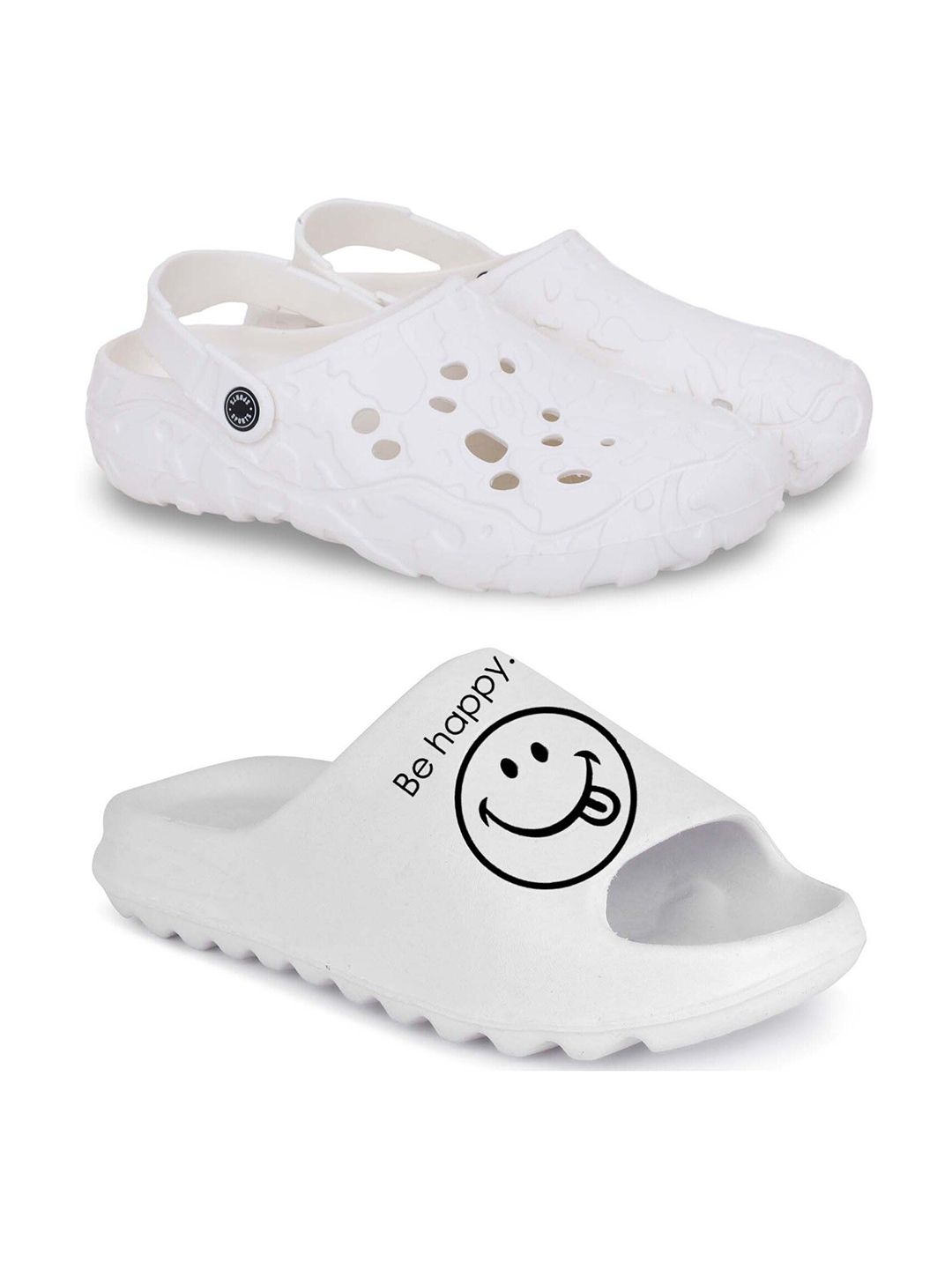 Pampy Angel Men Set Of 2 Printed Sliders