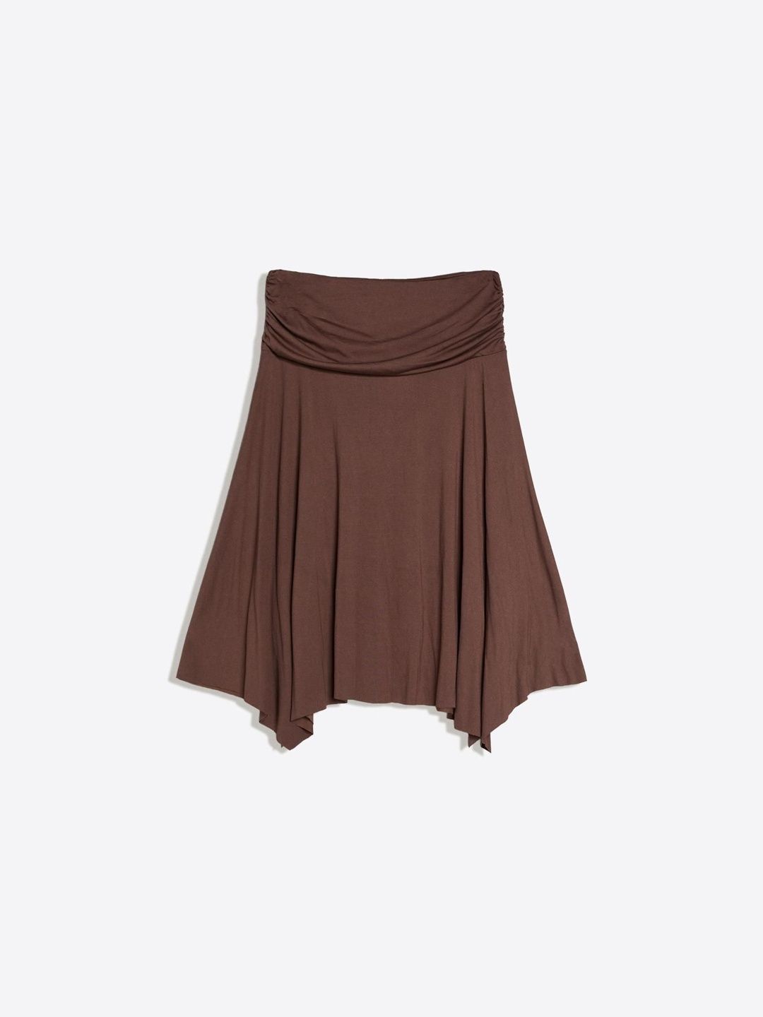 Ruched Midi Skirt