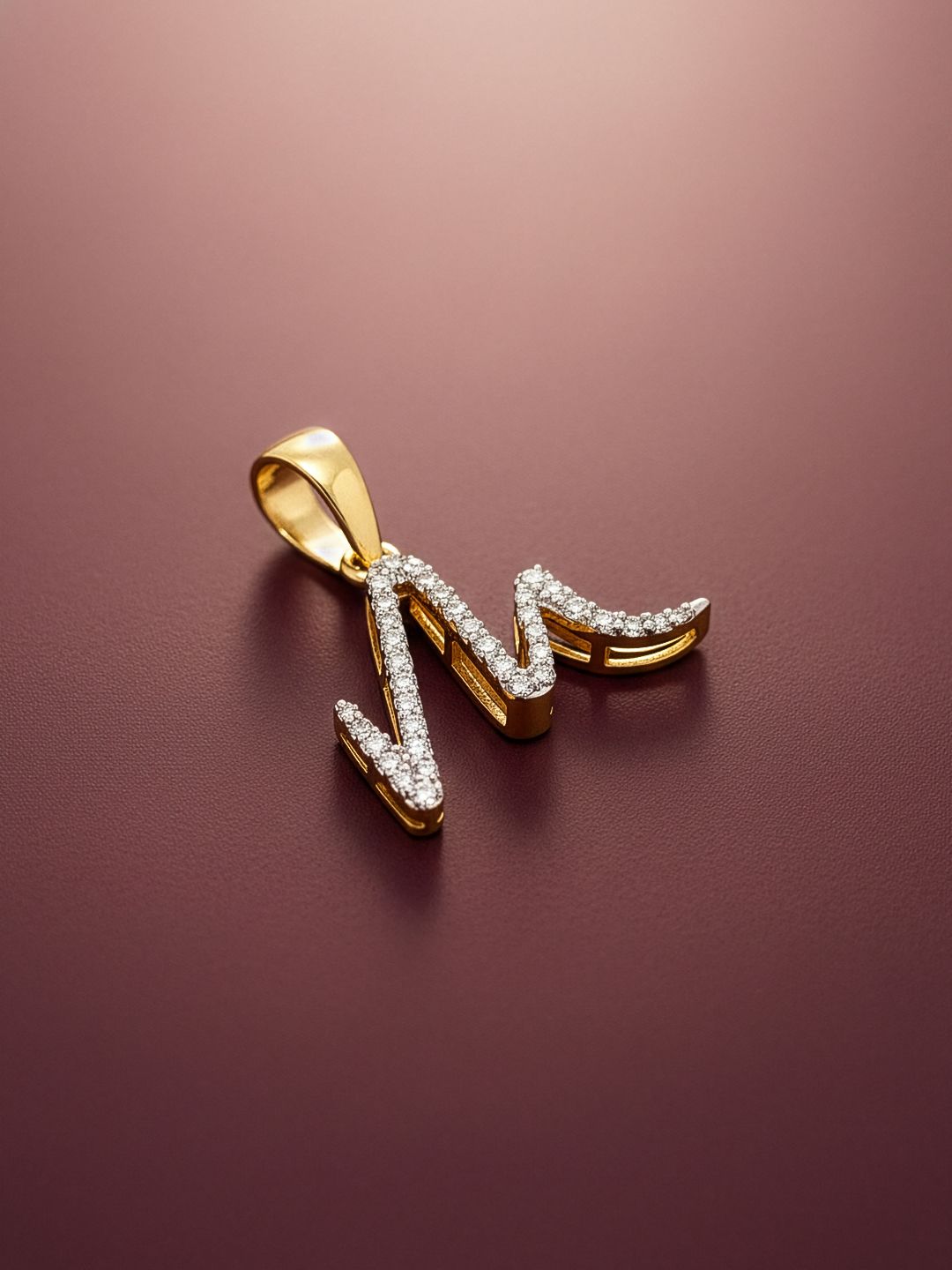 MAEJOY Women 18kt Gold Plated Lab Grown Diamond Pendant