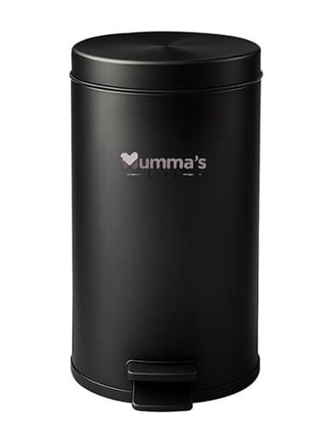 Mumma's Life Black Stainless Steel Pedal Dustbin - 8 L
