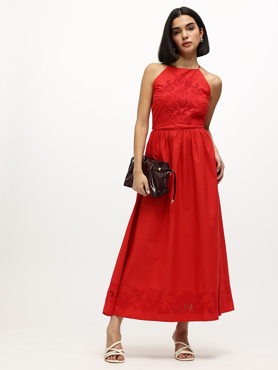 Mango Halter Neck Dress - Buy Mango Halter Neck Dress online in India