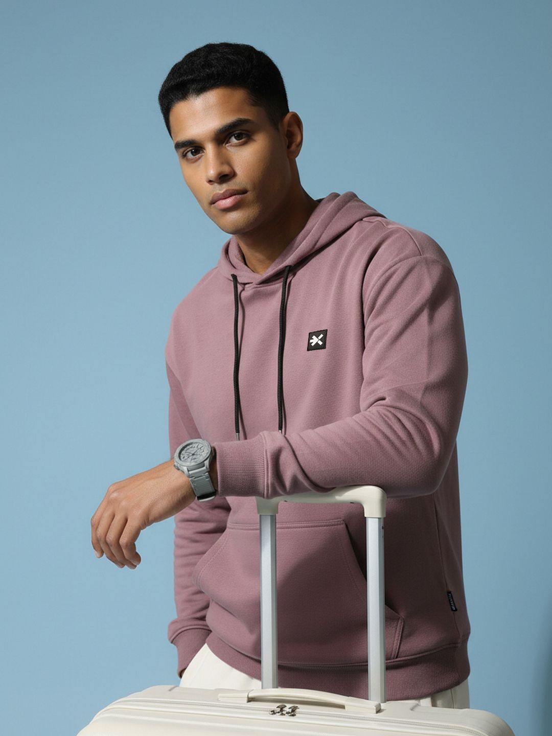 HRX by Hrithik Roshan HRX by Hrithik Roshan Hooded Pure Cotton Sweatshirt