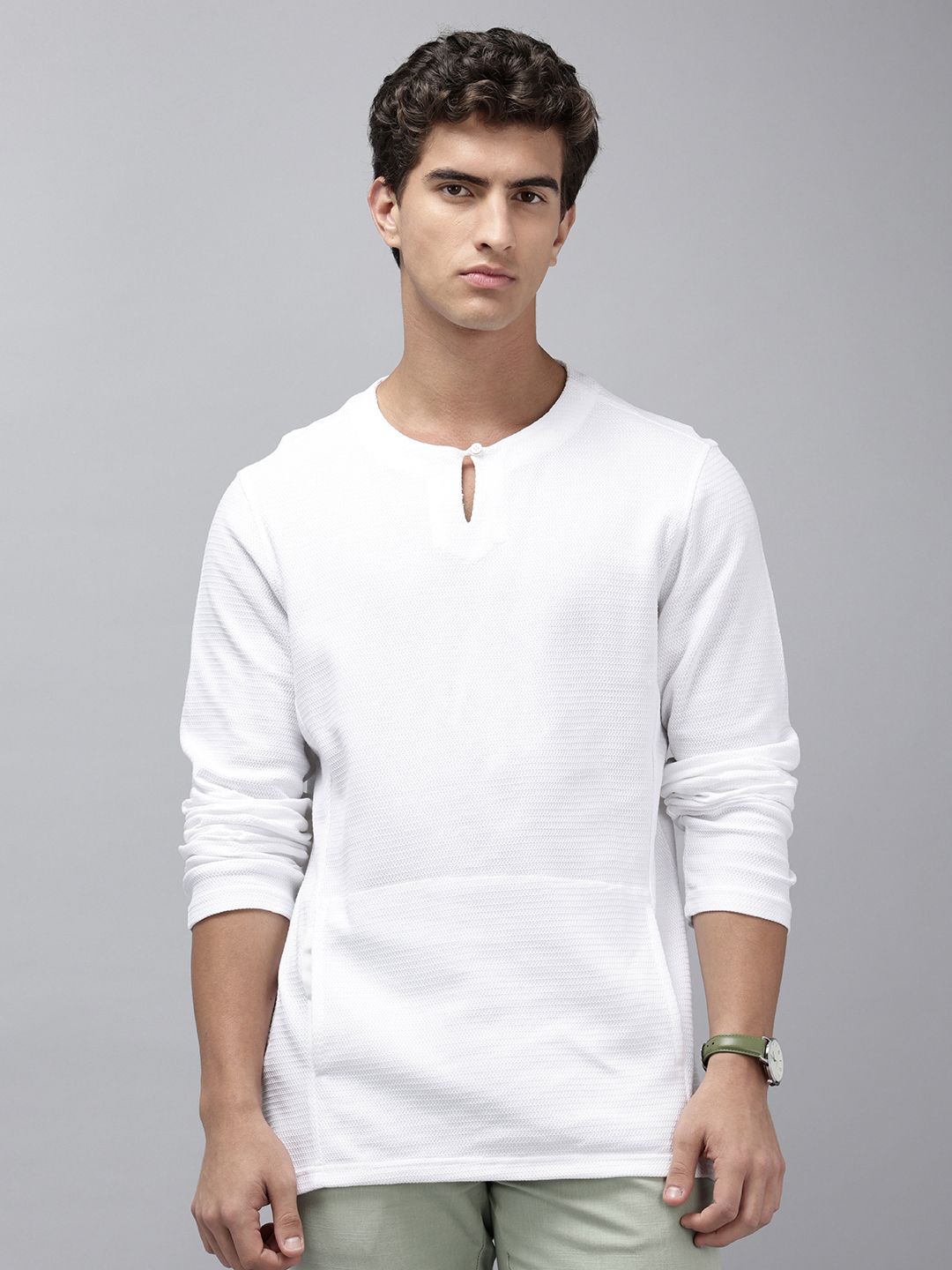 NAVNIV Self Design Pure Cotton Straight Kurta
