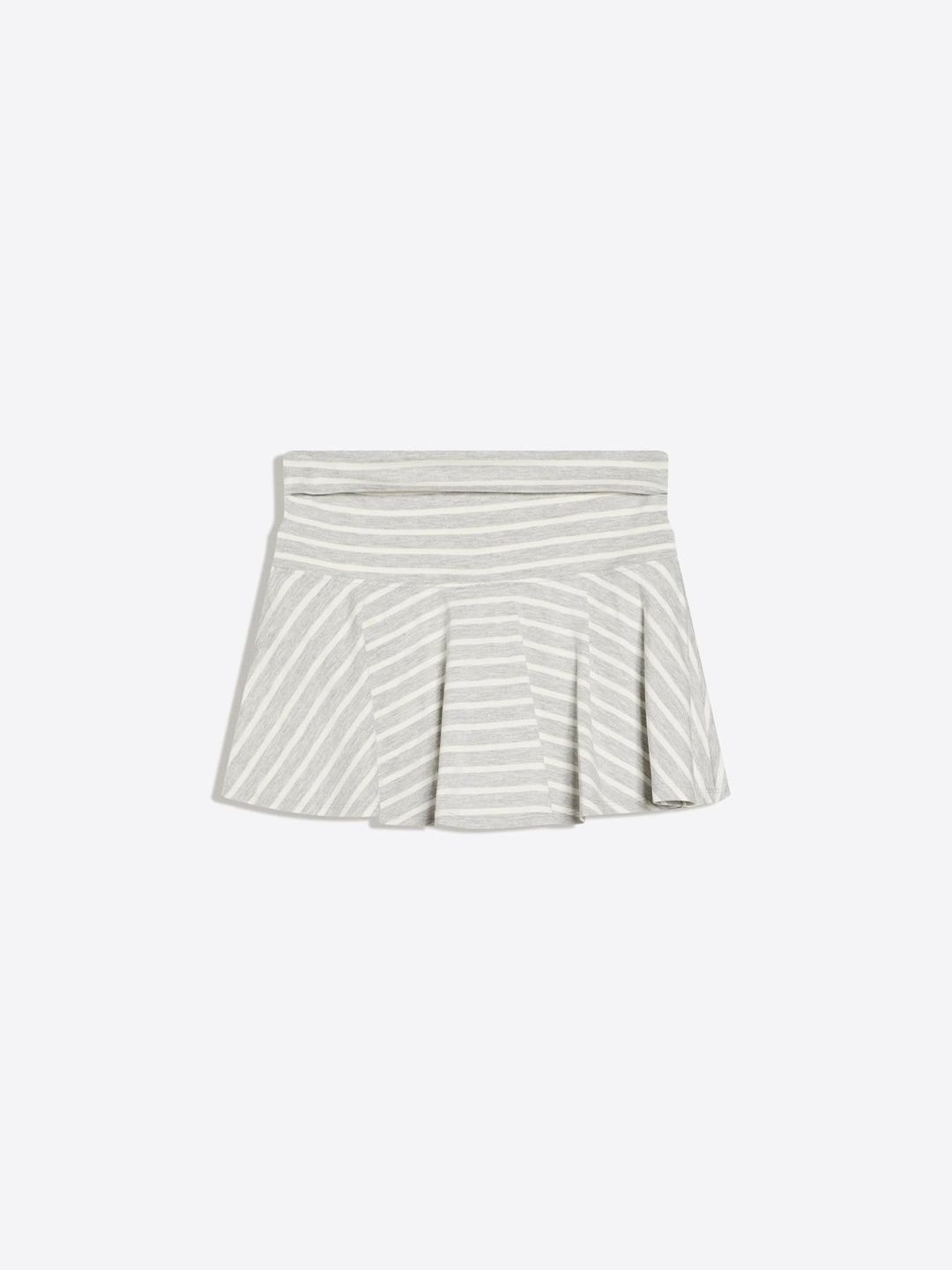 Mini Skirt With Double Turn-up Waist