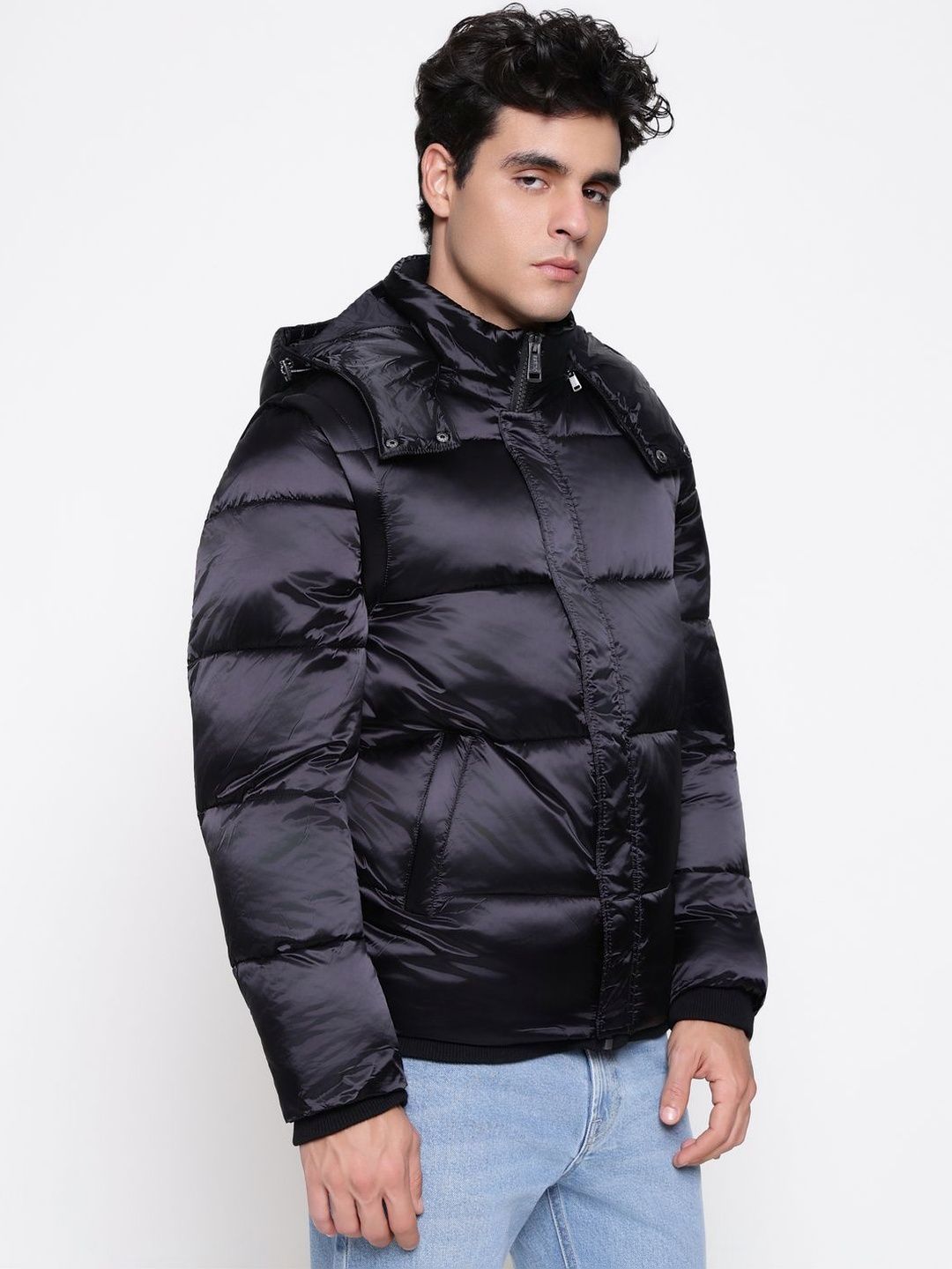 GUESS Men Lightweight Puffer Jacket