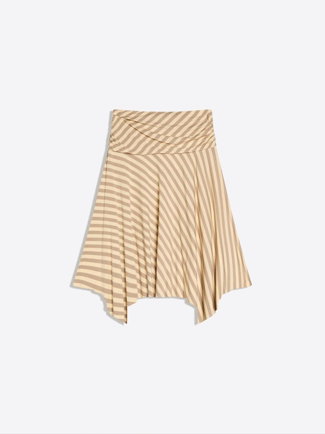 Ruched Midi Skirt