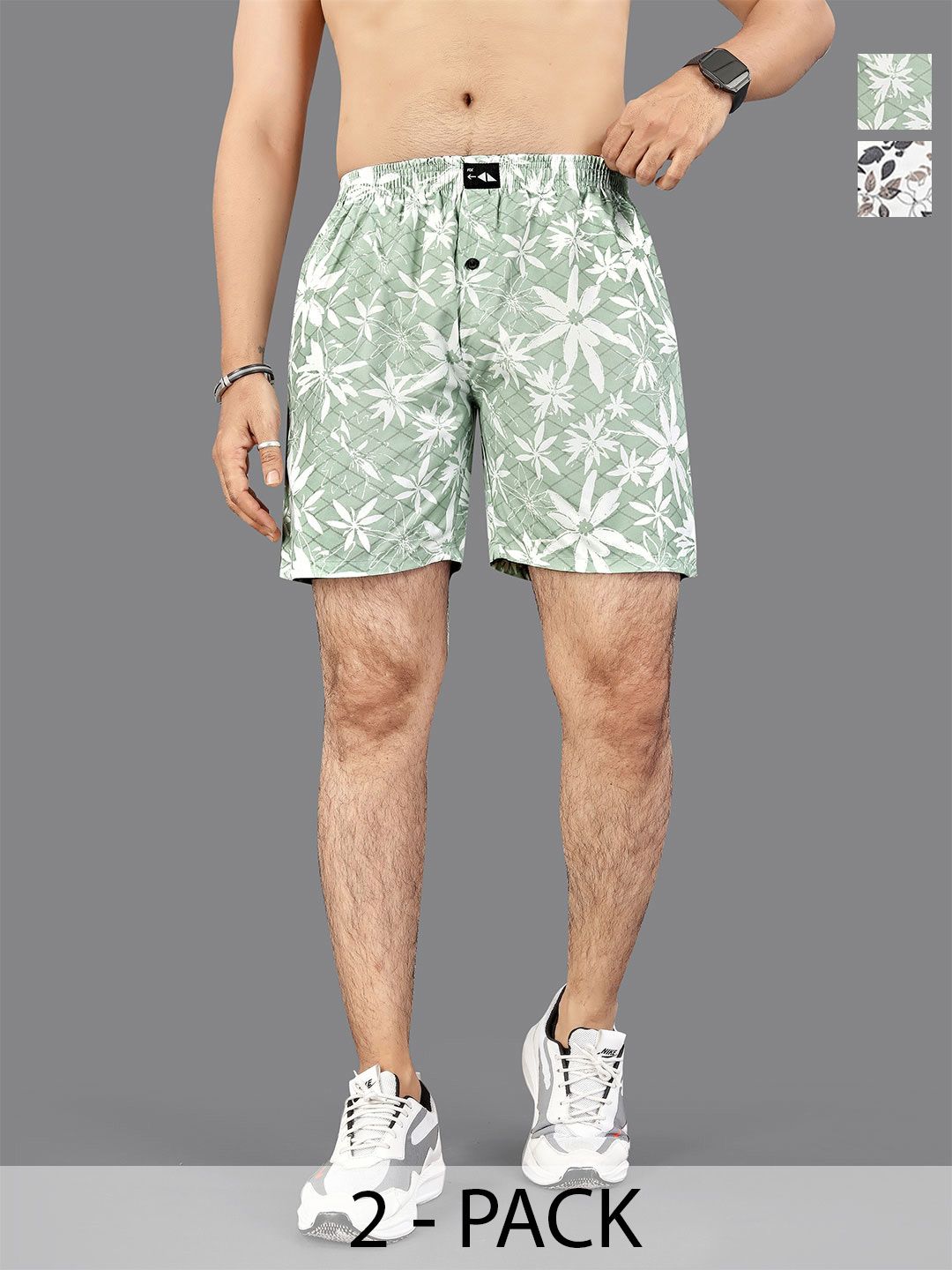 FTX Pack Of 2 Printed Boxers