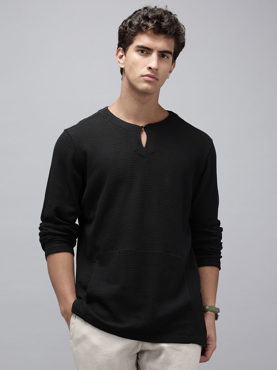 NAVNIV Self Design Pure Cotton Straight Kurta