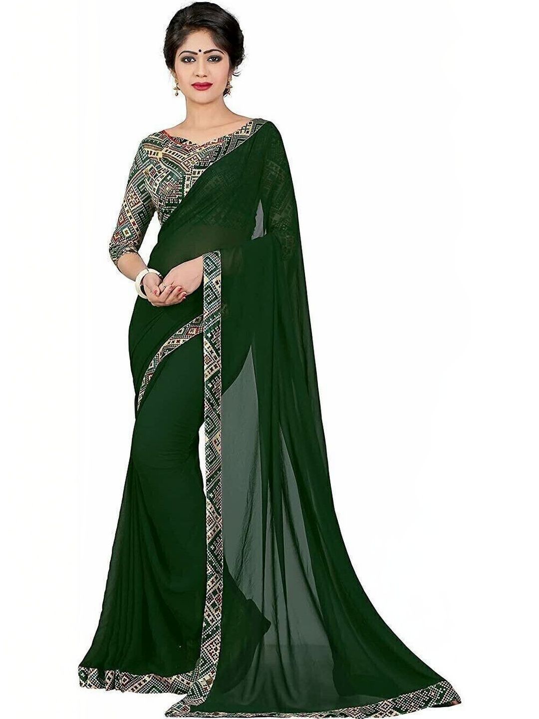 Anouk Poly Georgette Saree