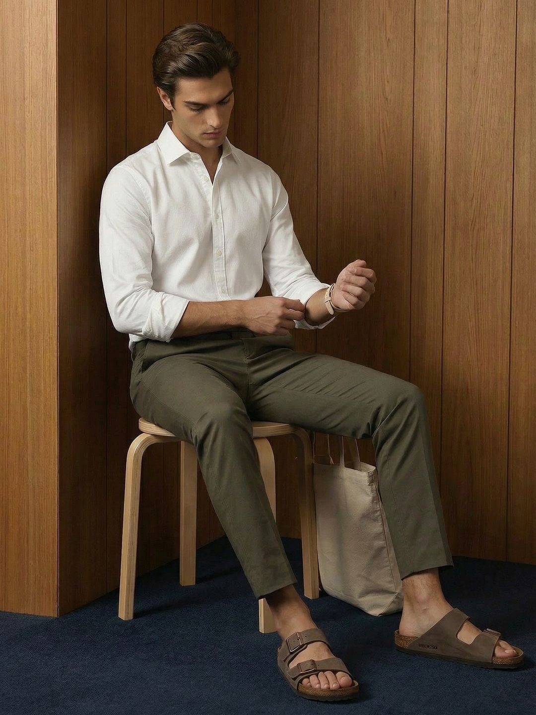 Mr Bowerbird Tailored Fit Casual Shirt