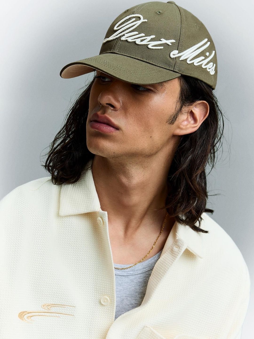Bershka Men Embroidered Pure Cotton Cap