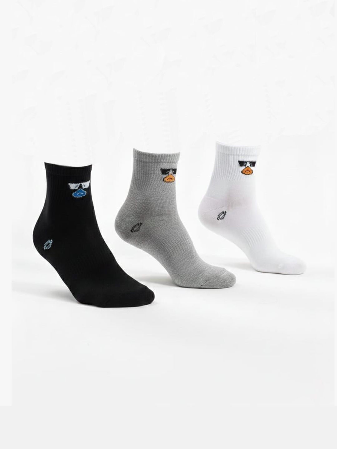 Dollar Men Pack of 3 Cotton Assorted Ankle Length Socks