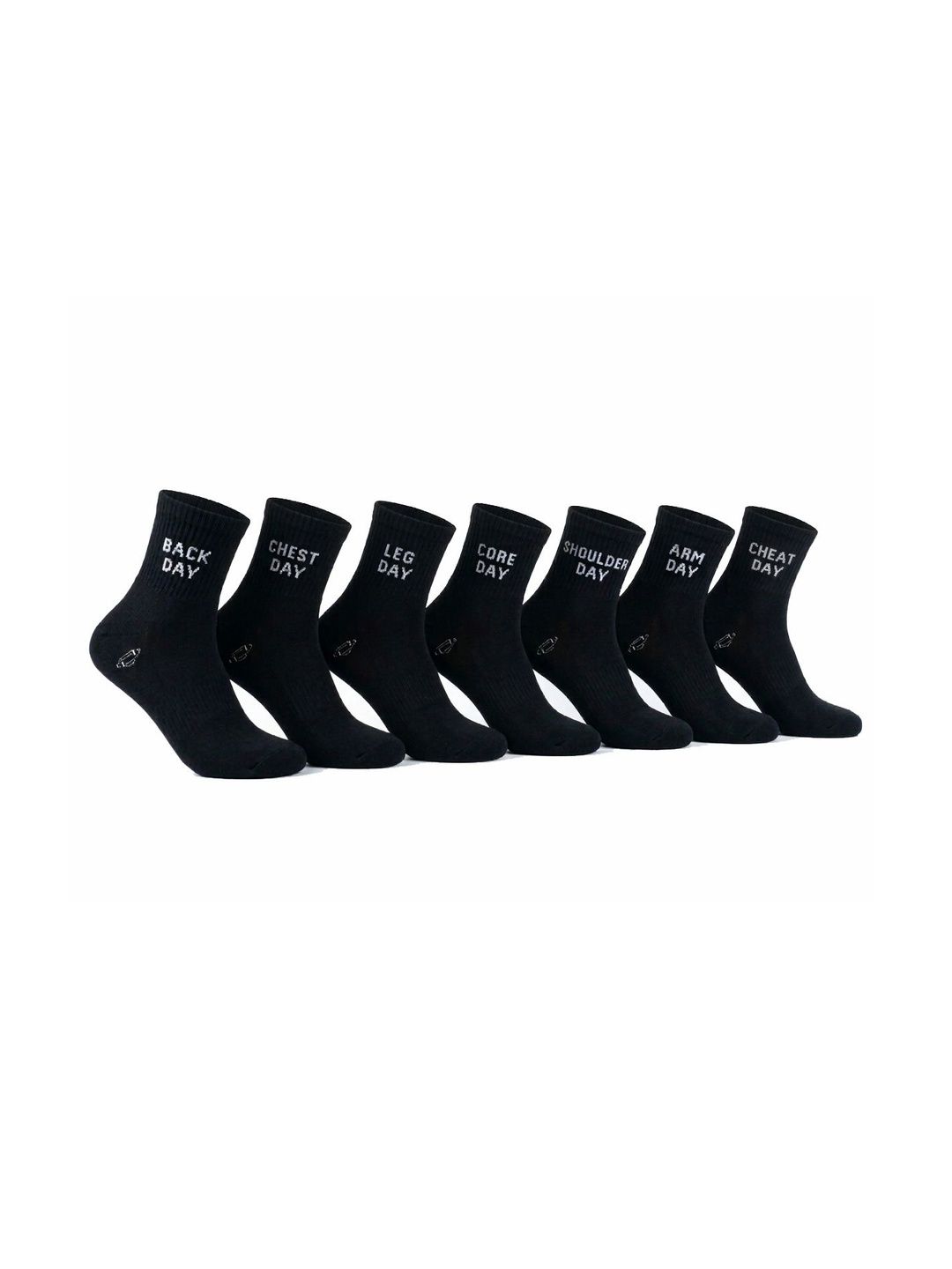 Dollar Men Pack of 7 Cotton Assorted Calf Length Socks
