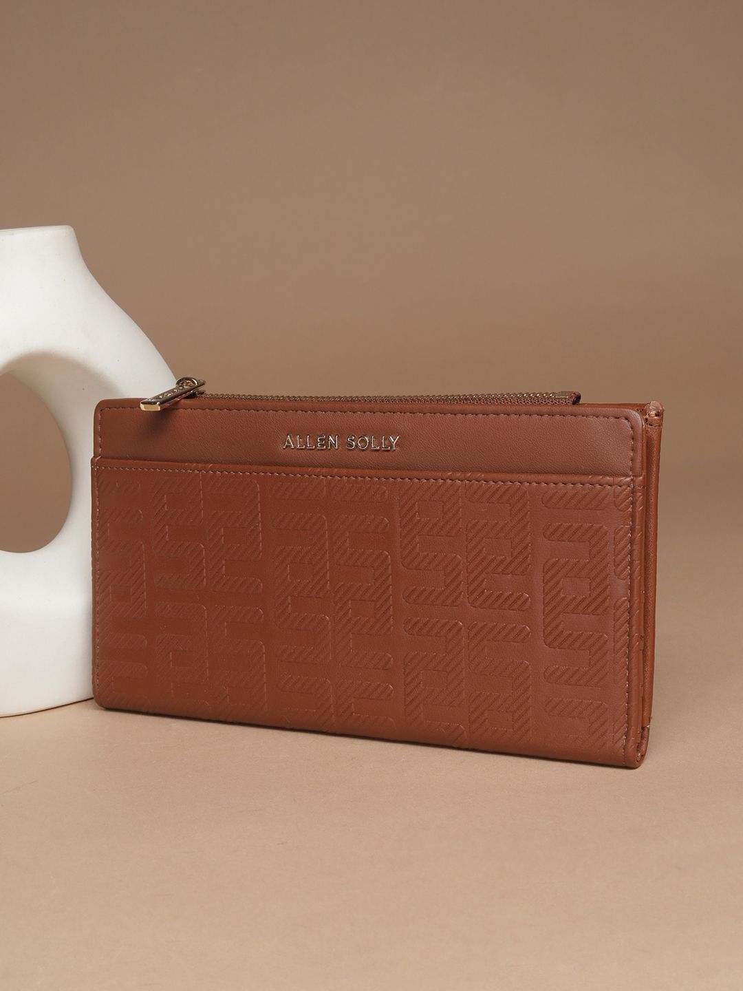 Allen Solly Woman Allen Solly Woman Women Printed Leather Wallets