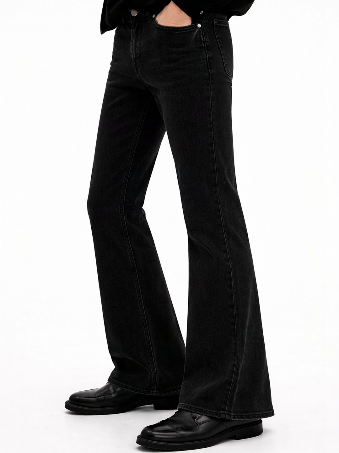 W.T.F - Witnessing True Fashion Men Comfort Bootcut Mid-Rise Jeans