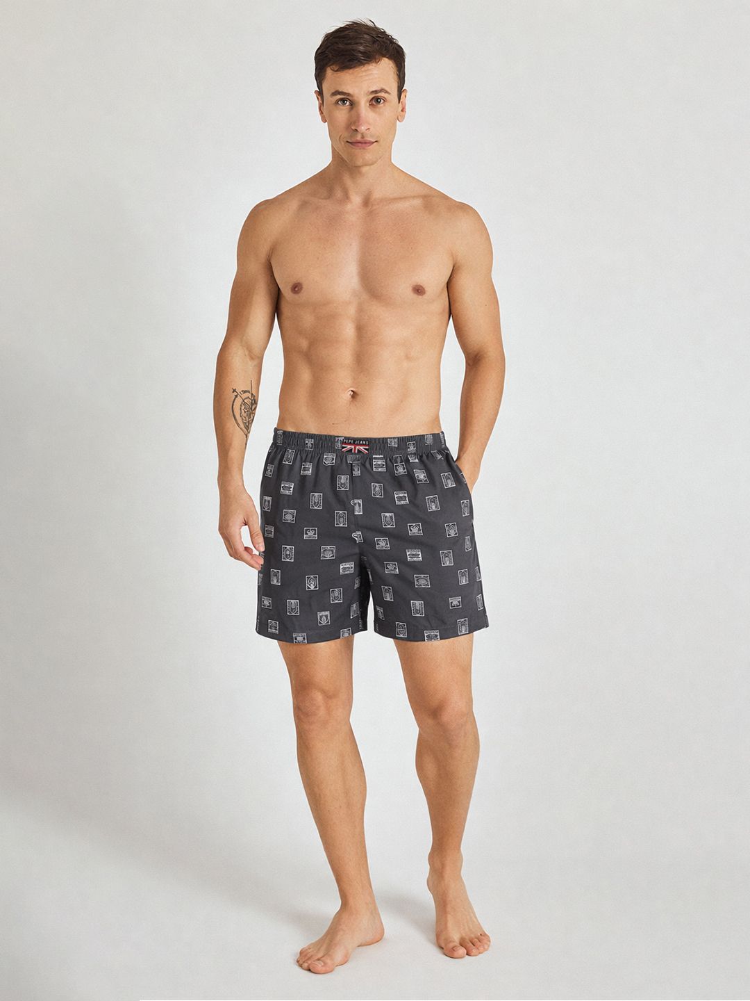 Pepe Jeans Men Printed Cotton Boxers