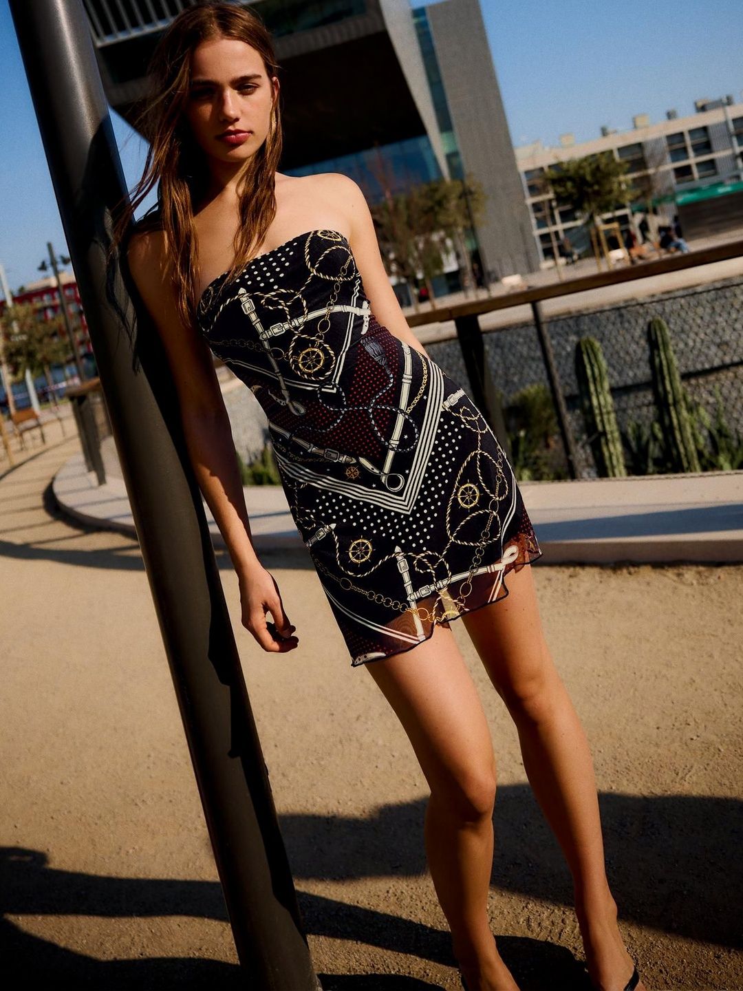 Mini Bandeau Tulle Dress