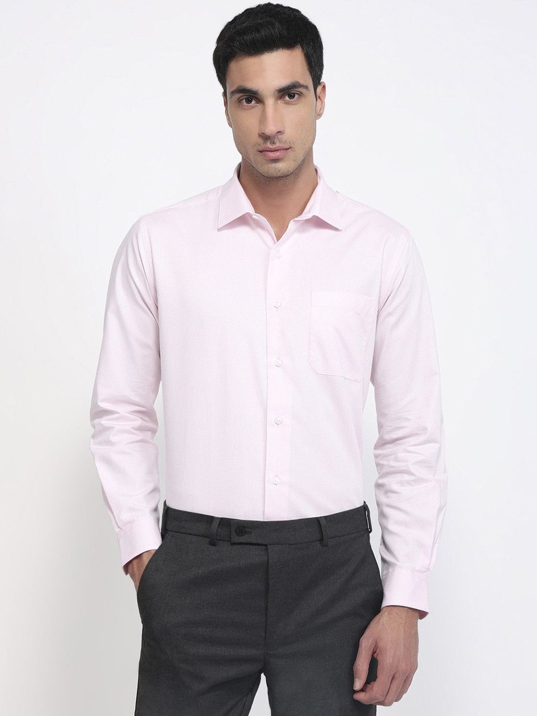 Park Avenue Men Classic Polka Dot Printed Formal Shirt