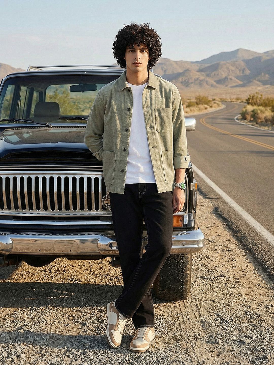 The Roadster Life Co. Men Relaxed Fit Mid-Rise Pure Cotton Jeans