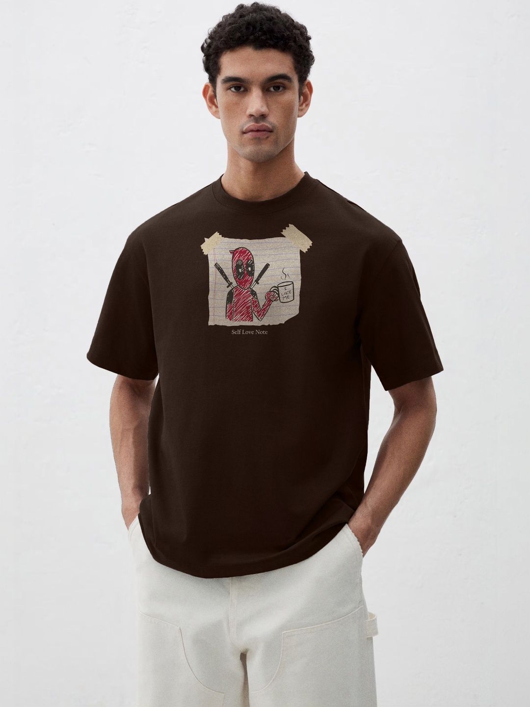 TOGS & TERRE Men Typography Printed Organic Cotton Blend T-shirt