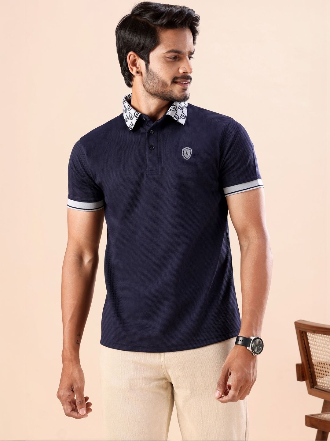 LUCUMA FASHION HUB Polo Collar Mens Tshirts