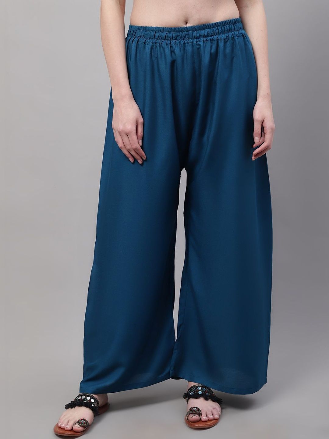 KALINI Women Flared Ethnic Palazzos