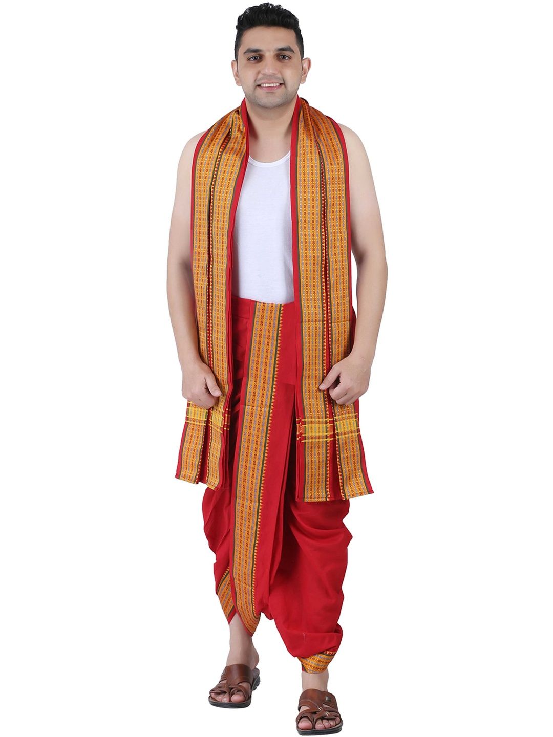 PRAKASAM COTTON Men Cotton Dhoti Dhotis