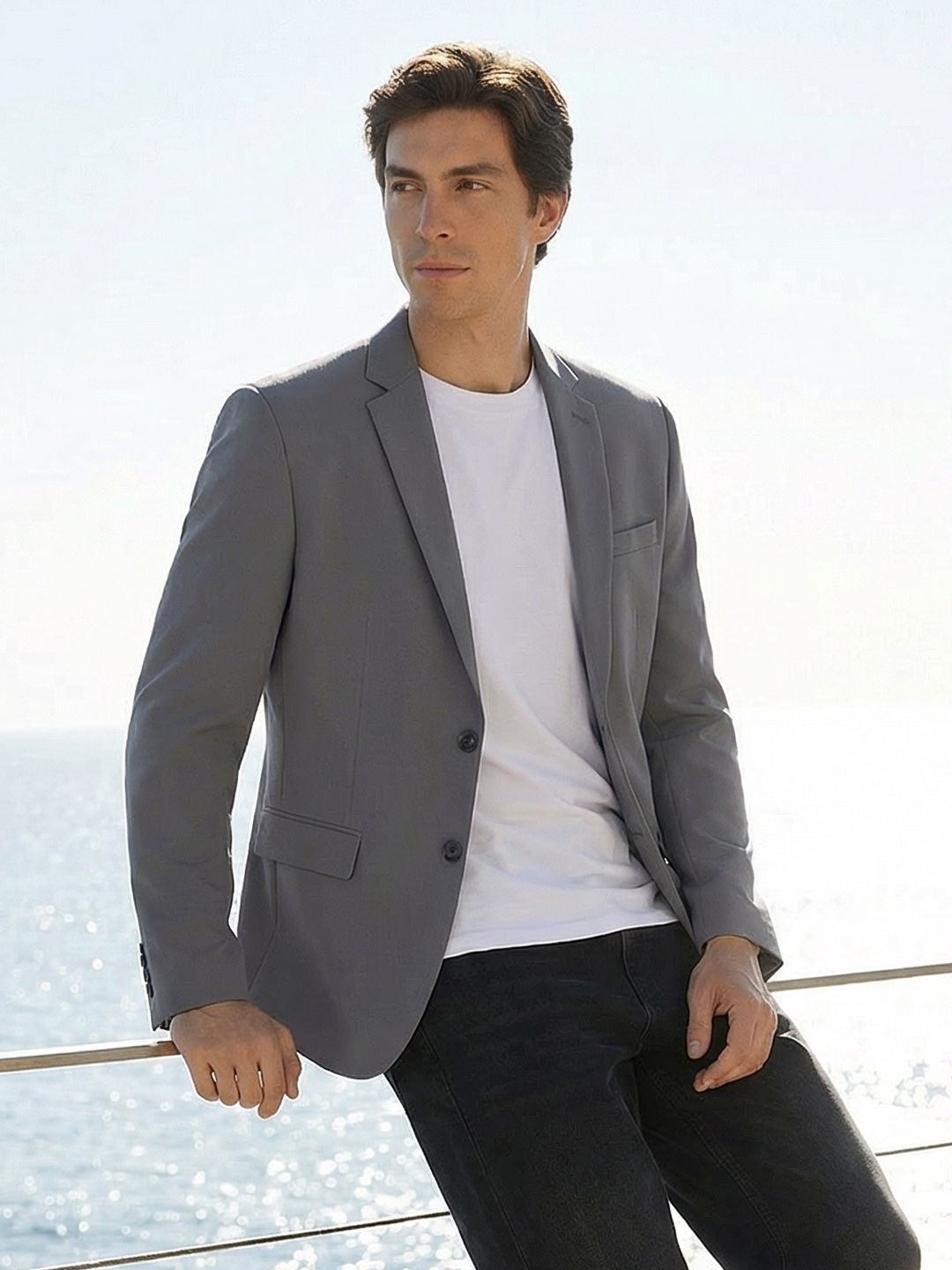 Mast & Harbour Single Breasted Casual Blazers