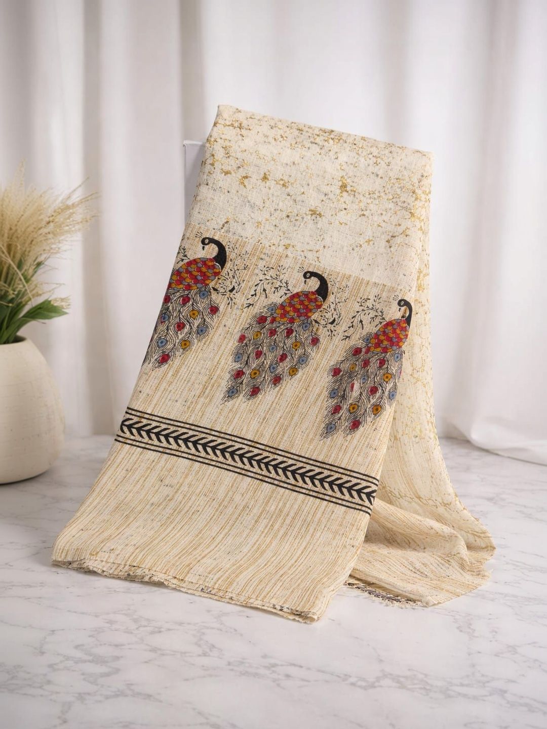 SAHINA DUPATTA Kalamkari Dupatta