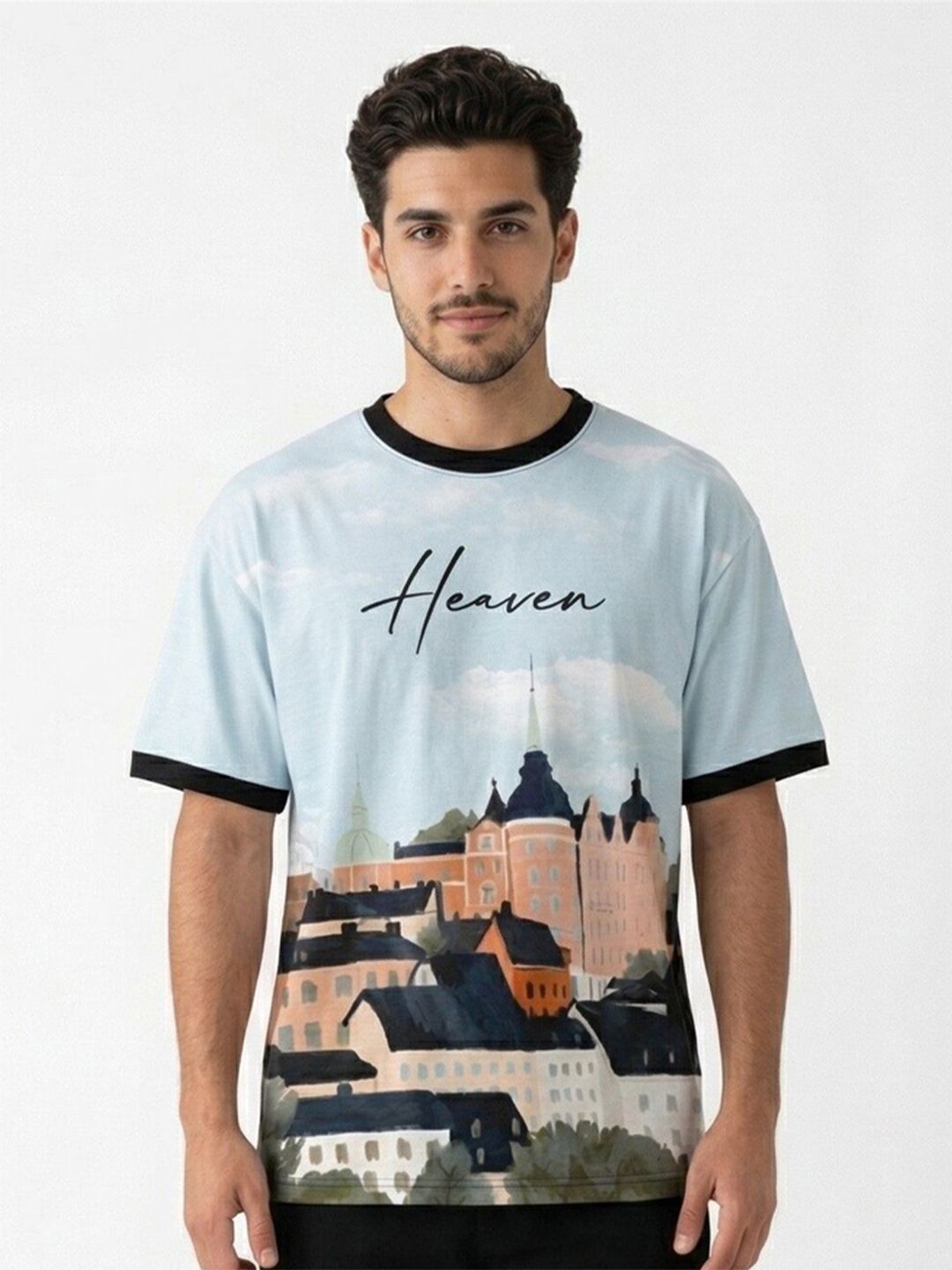 MOHICANS Men Oversized Drop Shoulder Printed Tshirts
