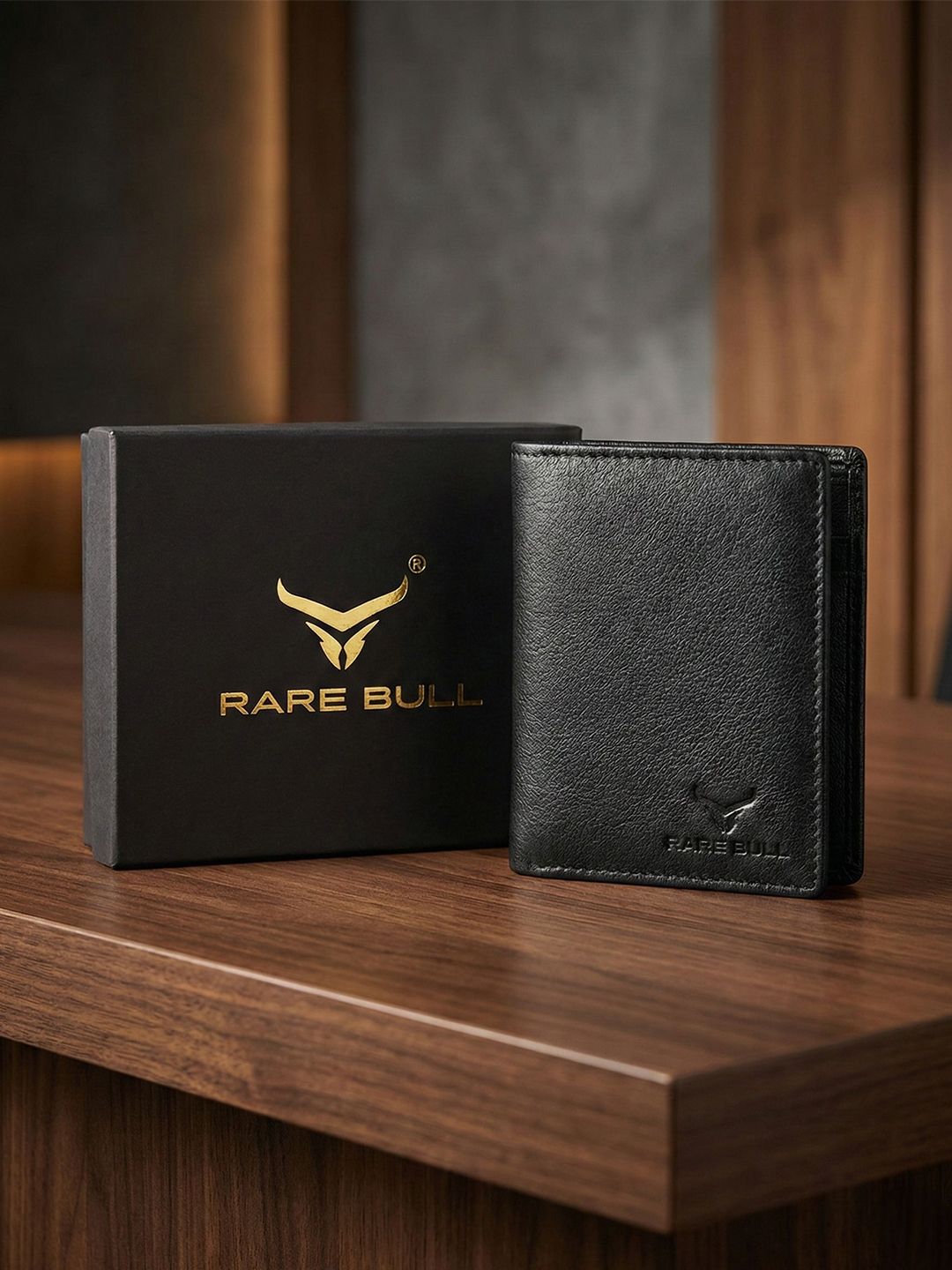 RARE BULL Men Leather Wallets