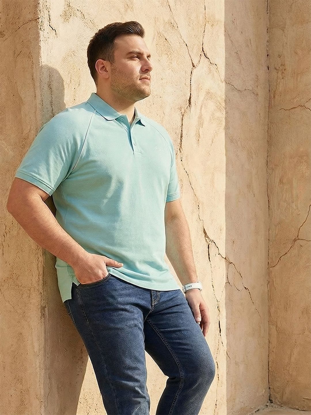 Sztori Polo Collar Pure Cotton T-shirt