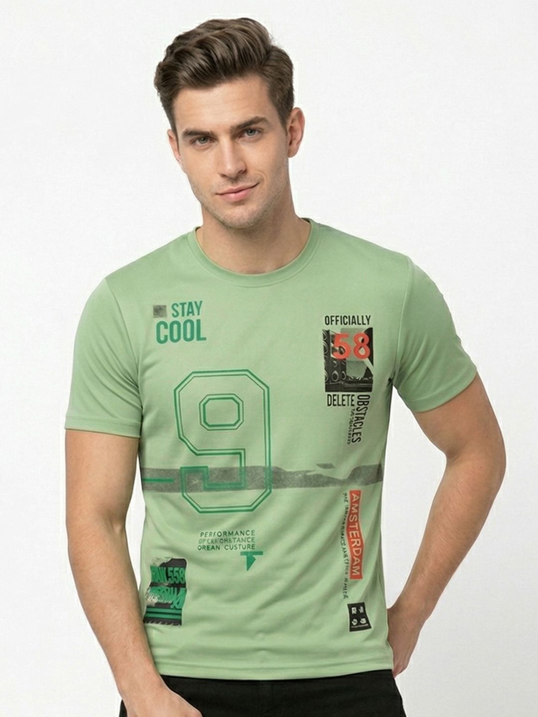 Here&Now X Game Begins Men Printed T-shirt