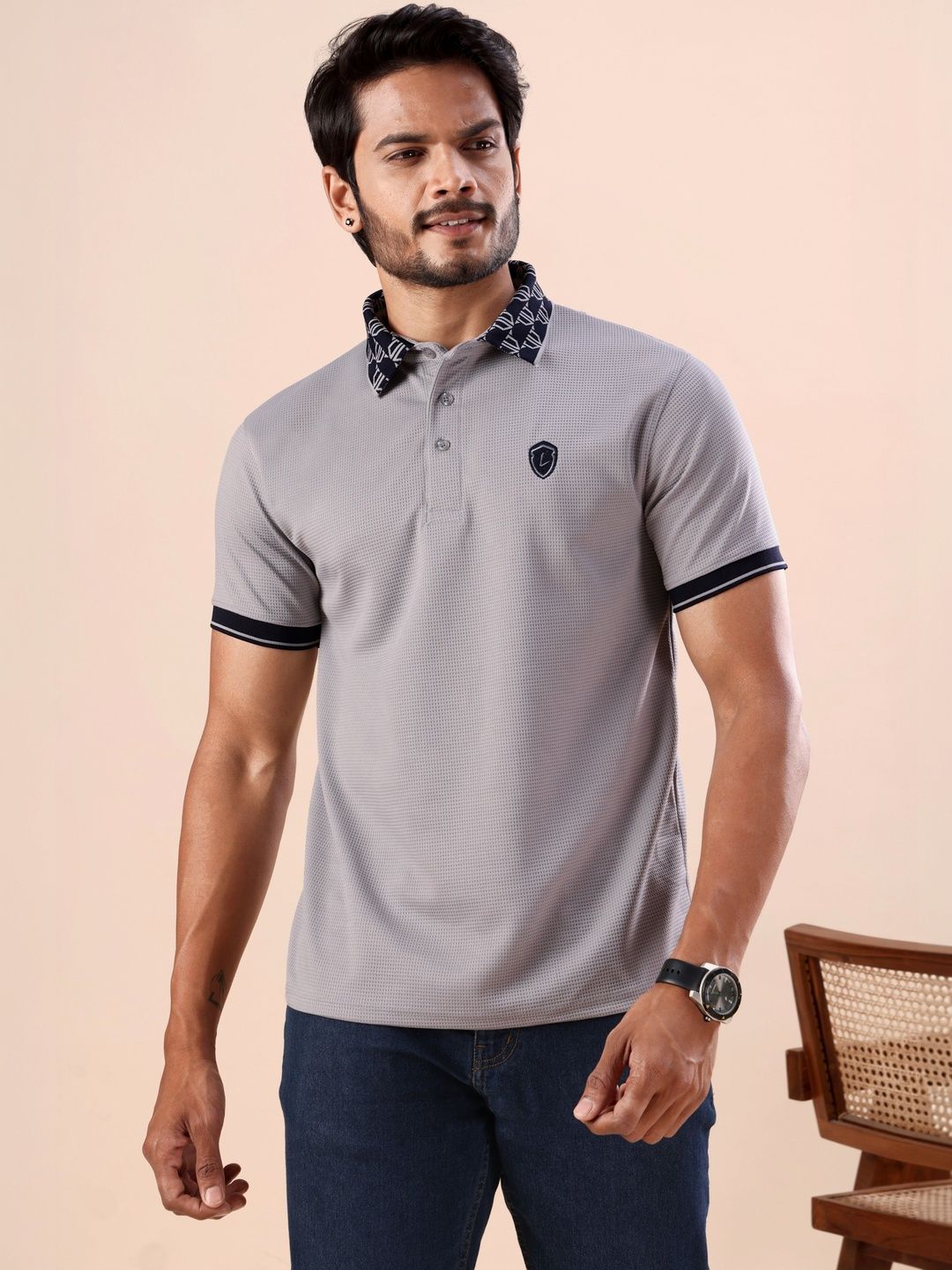 LUCUMA FASHION HUB Polo Collar Mens Tshirts