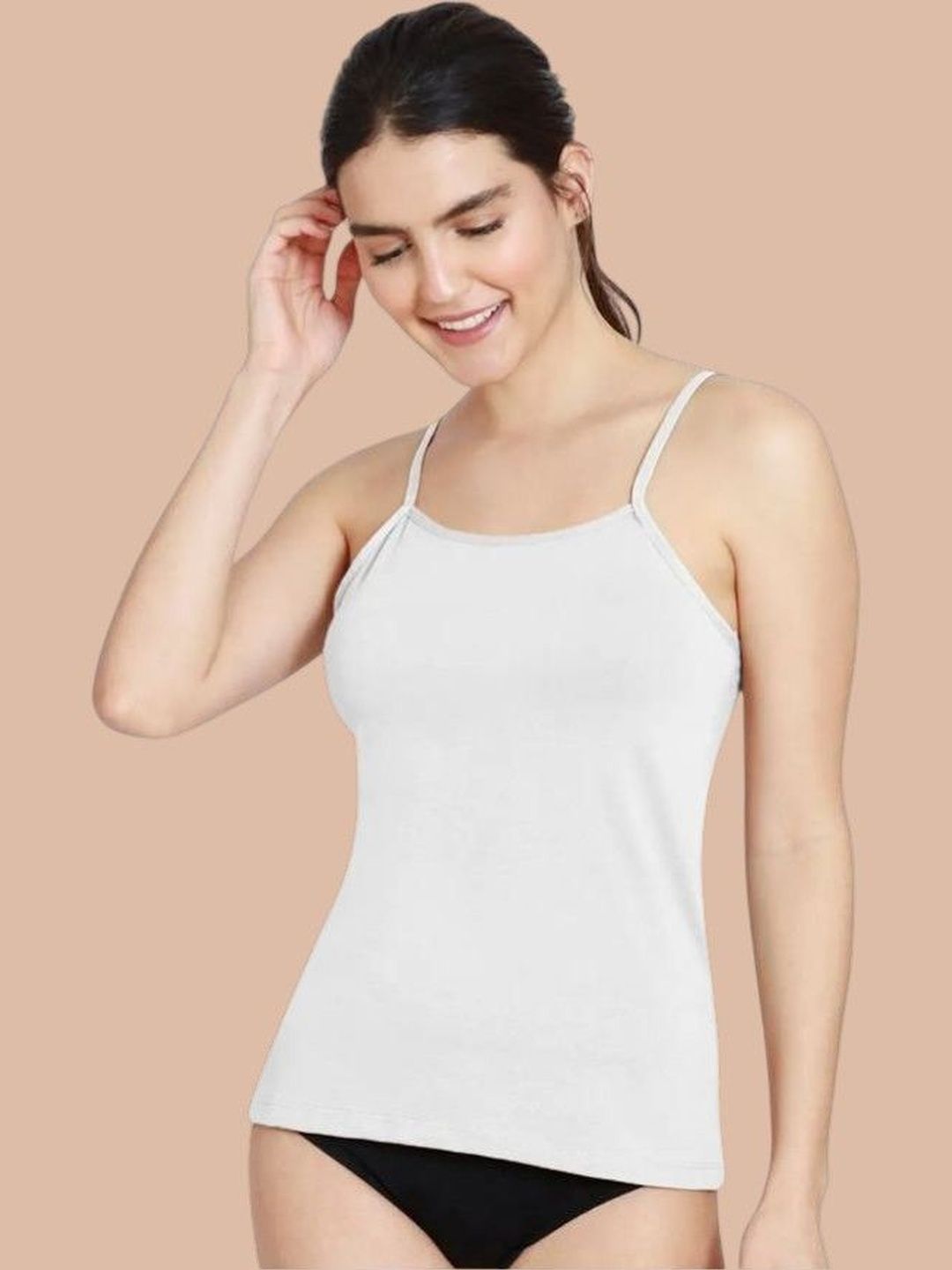 CORSICA Square Neck Shoulder Straps Cotton Top