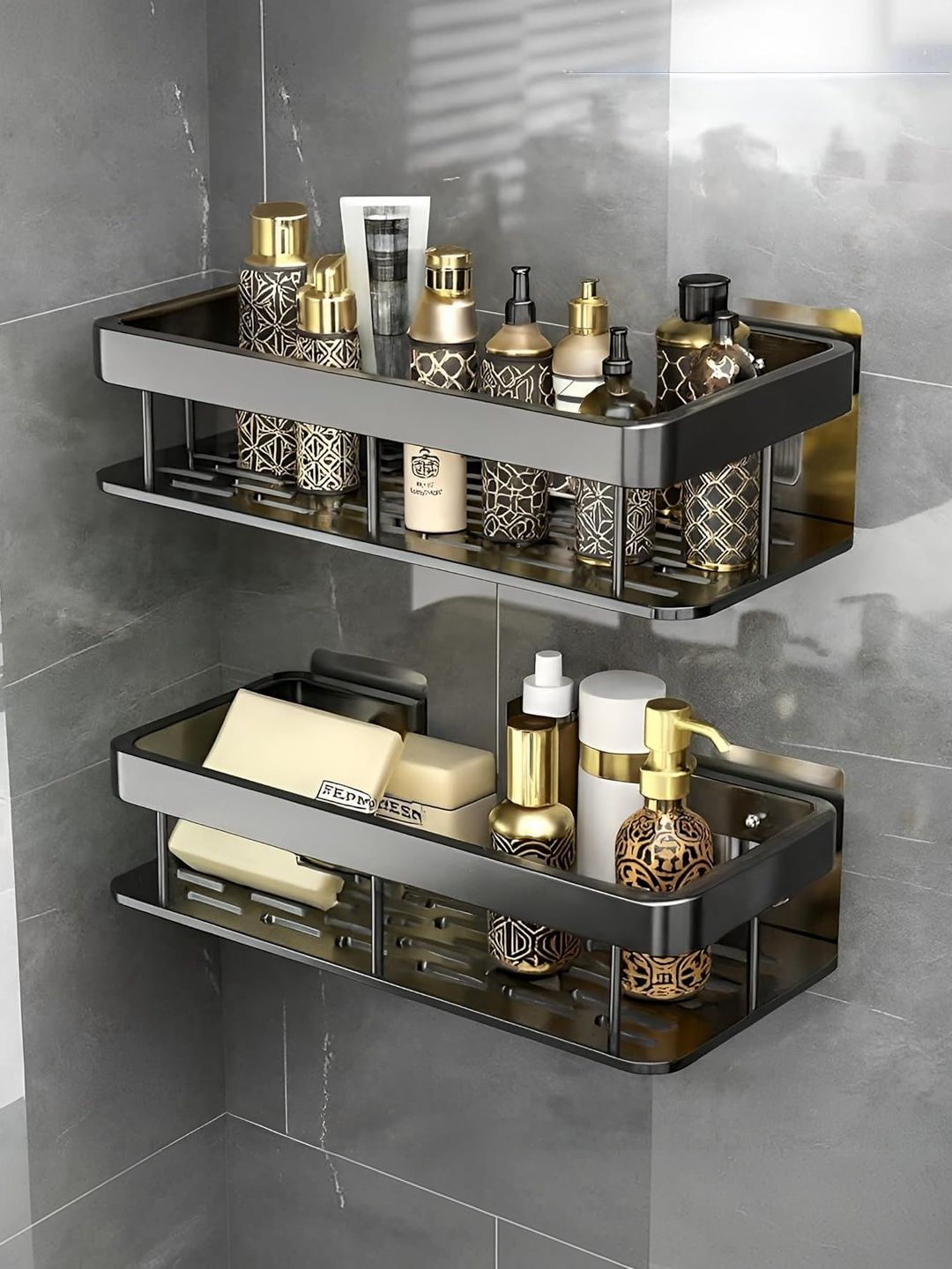 GOLDENEYEHOUSE Black & Black 2 piece Solid Aluminium