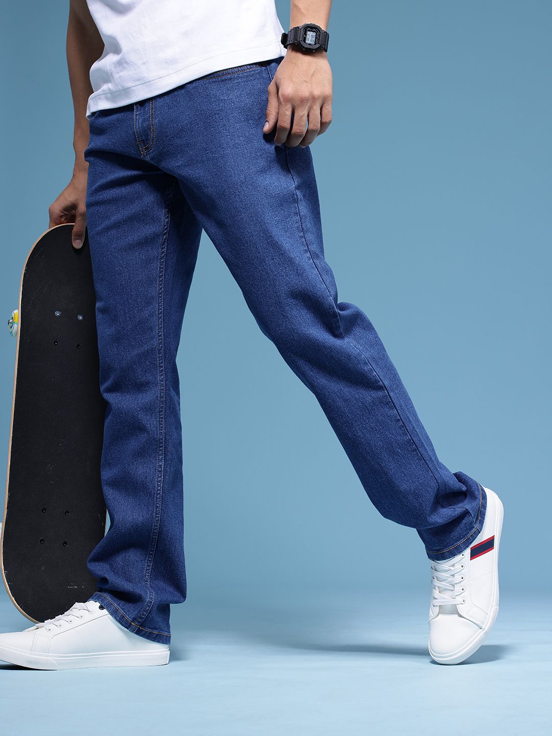 HERE&NOW Men Slim Fit Stretchable Jeans