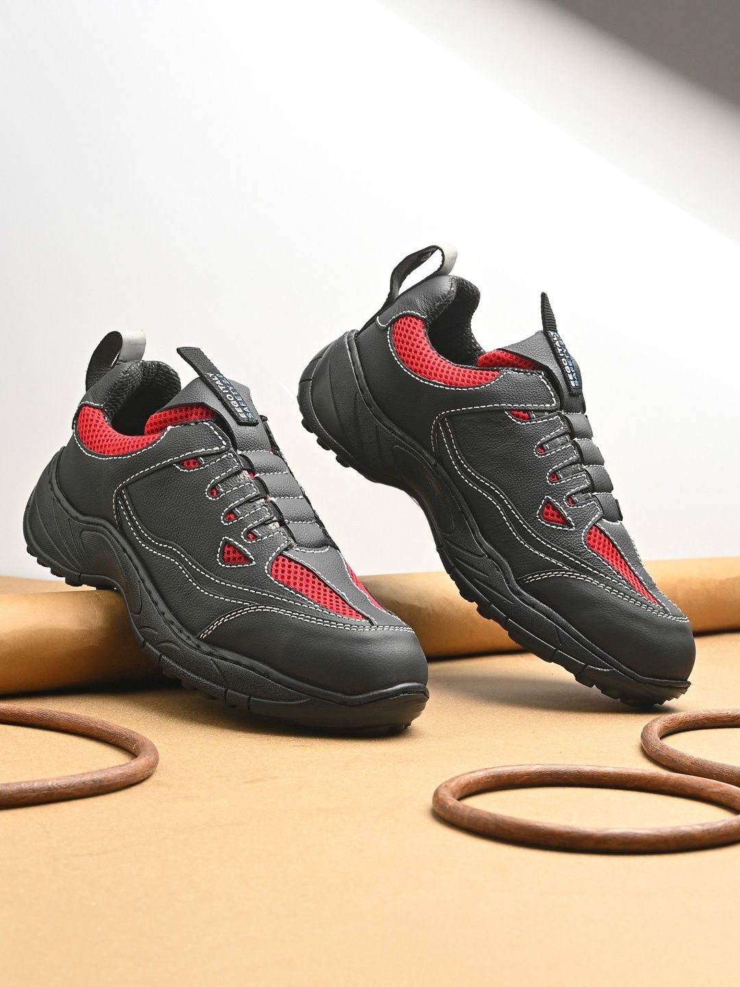 Eego Italy Men Leather Round Toe Sports Shoes