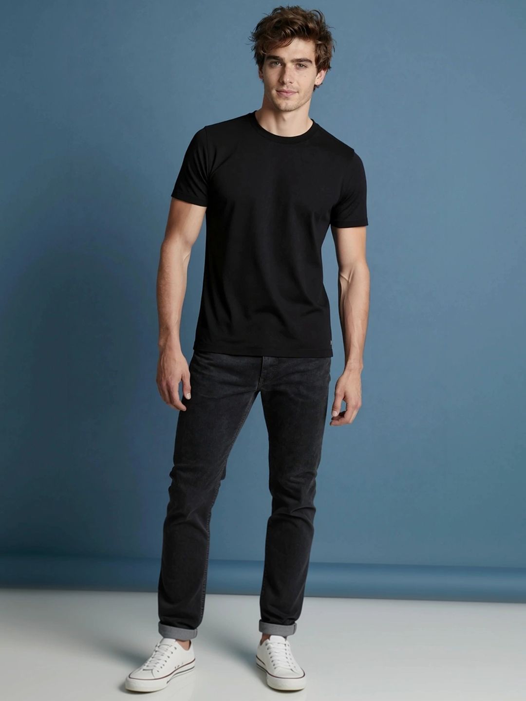 HERE&NOW Men Typography Printed T-shirt