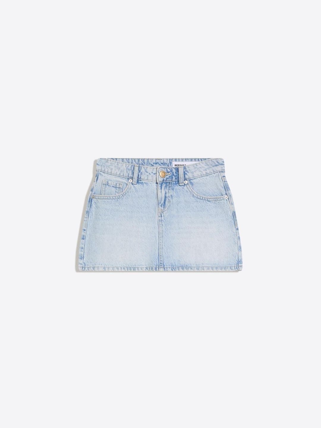 Cotton Mini Pencil Skirt