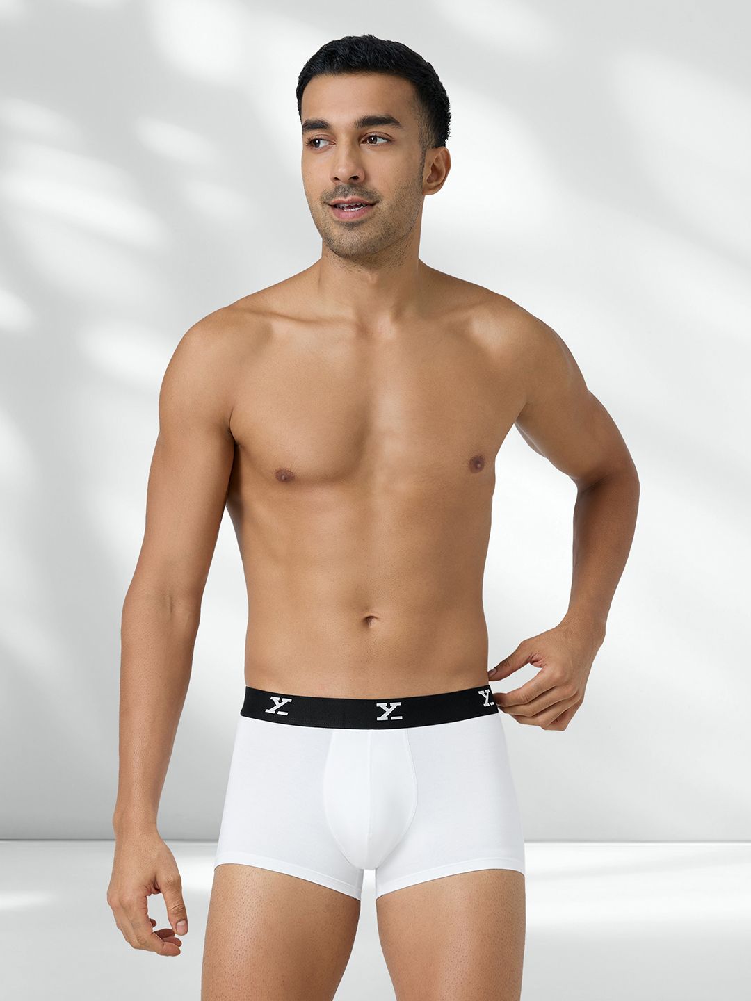 ace♡ Buy XYXX Men Solid ACE IntelliSoft Modal LIME GREEN Trunks - Trunk
