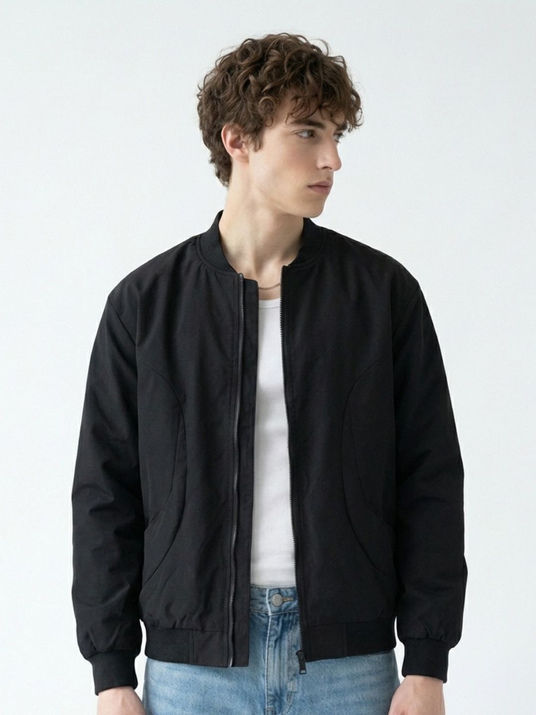 StyleCast x Revolte Stand Collar Tailored Jacket