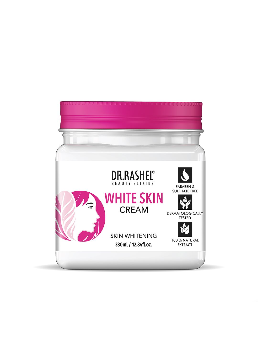 Skin Whitening Face &BodyCream DR.RASHEL Moisturizing Skin Brightening Face & Body Cream-380 ml