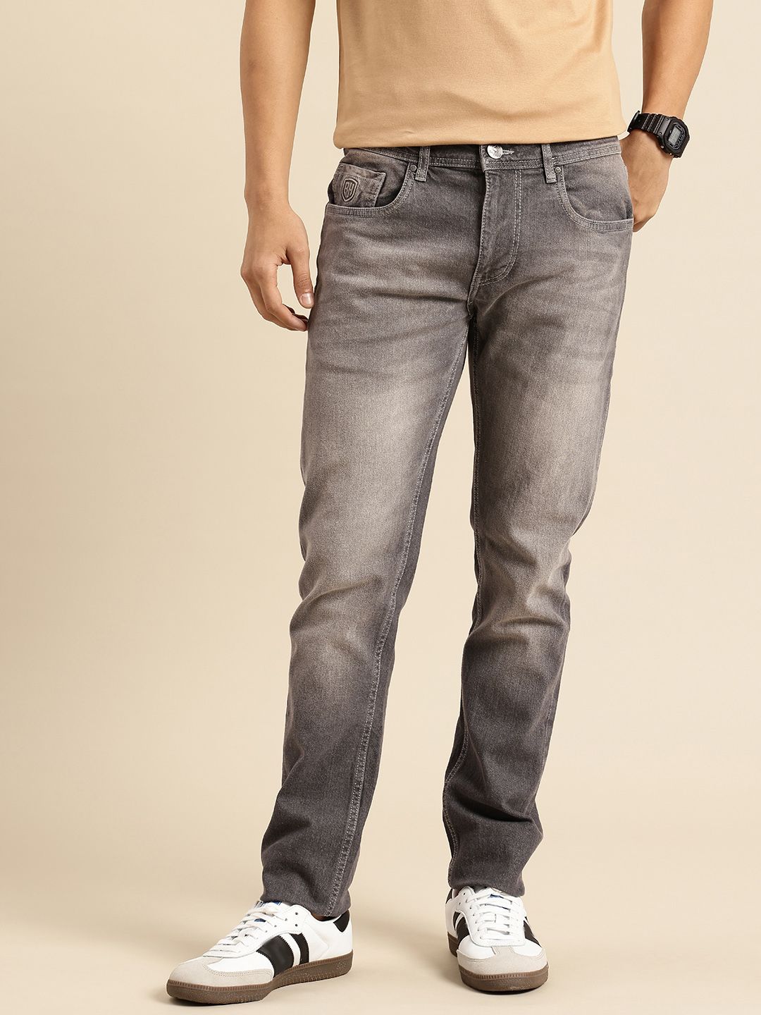 Being Human Men Slim Fit Light Fade Stretchable Jeans