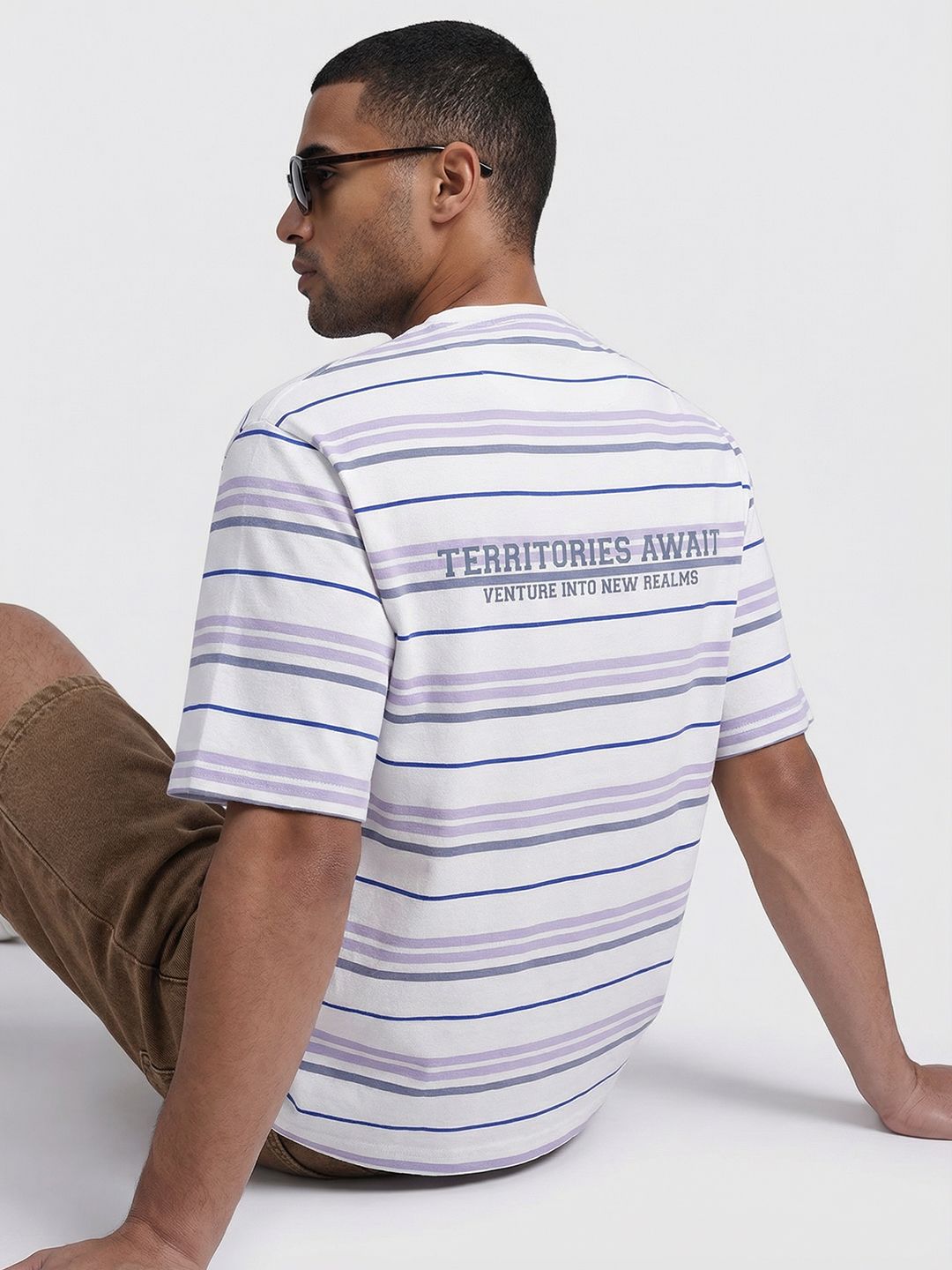 The Roadster Life Co. Striped Relaxed T-shirt