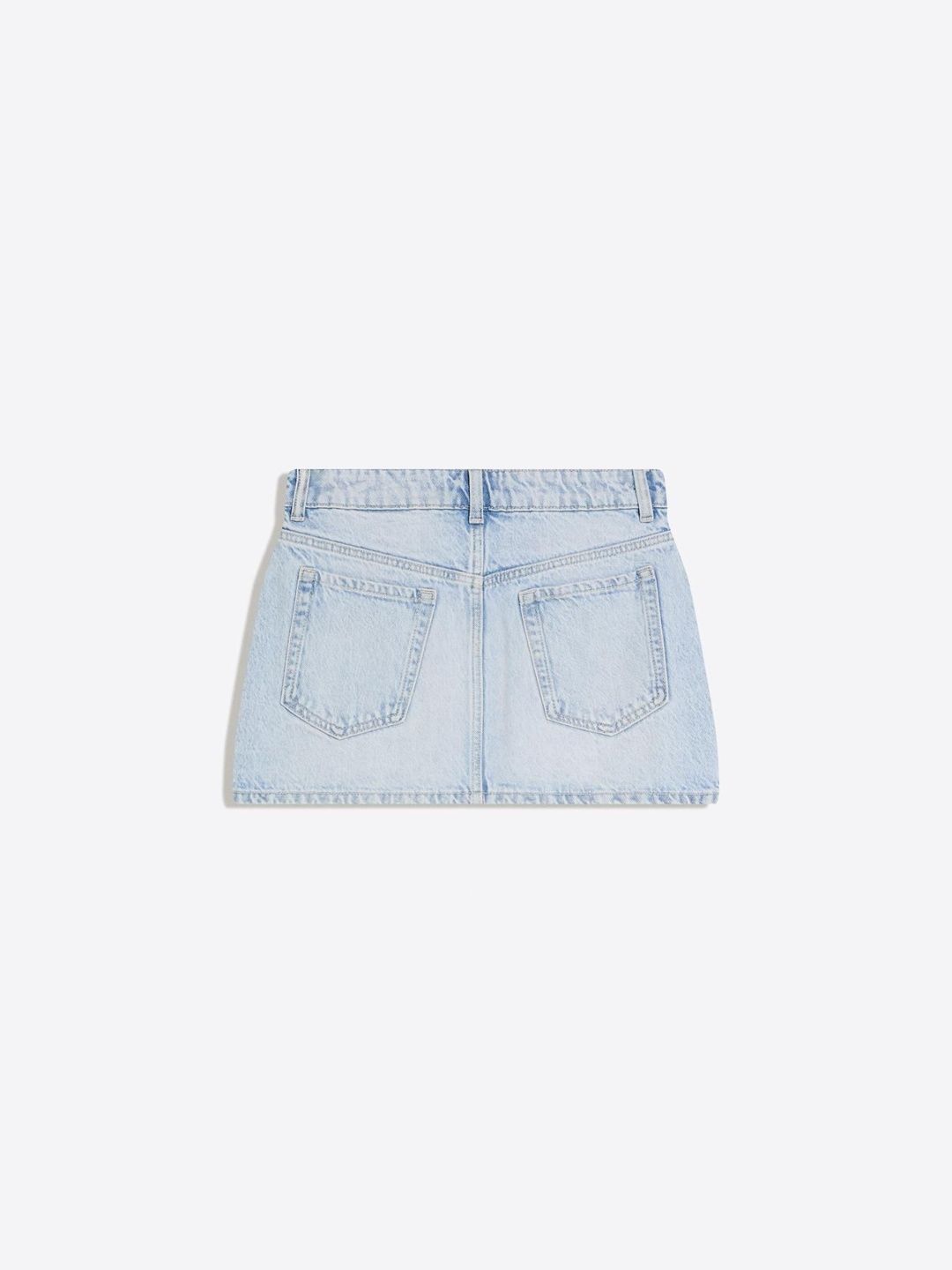 Cotton Mini Pencil Skirt