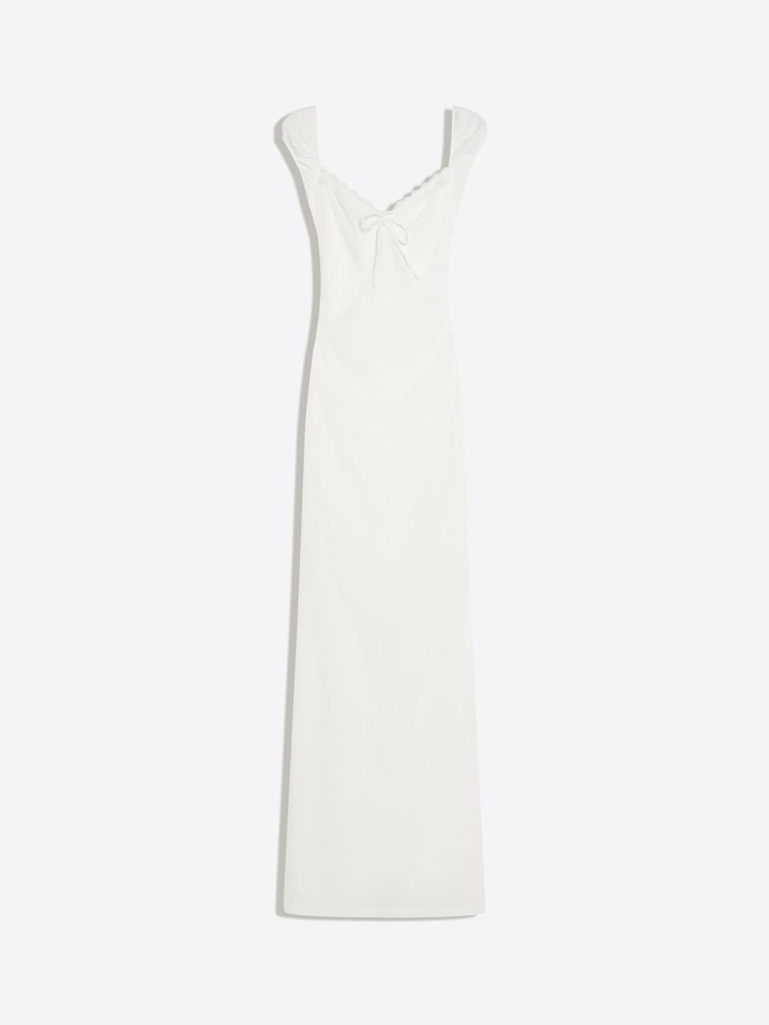 Ruffled Sheath Midi Dress