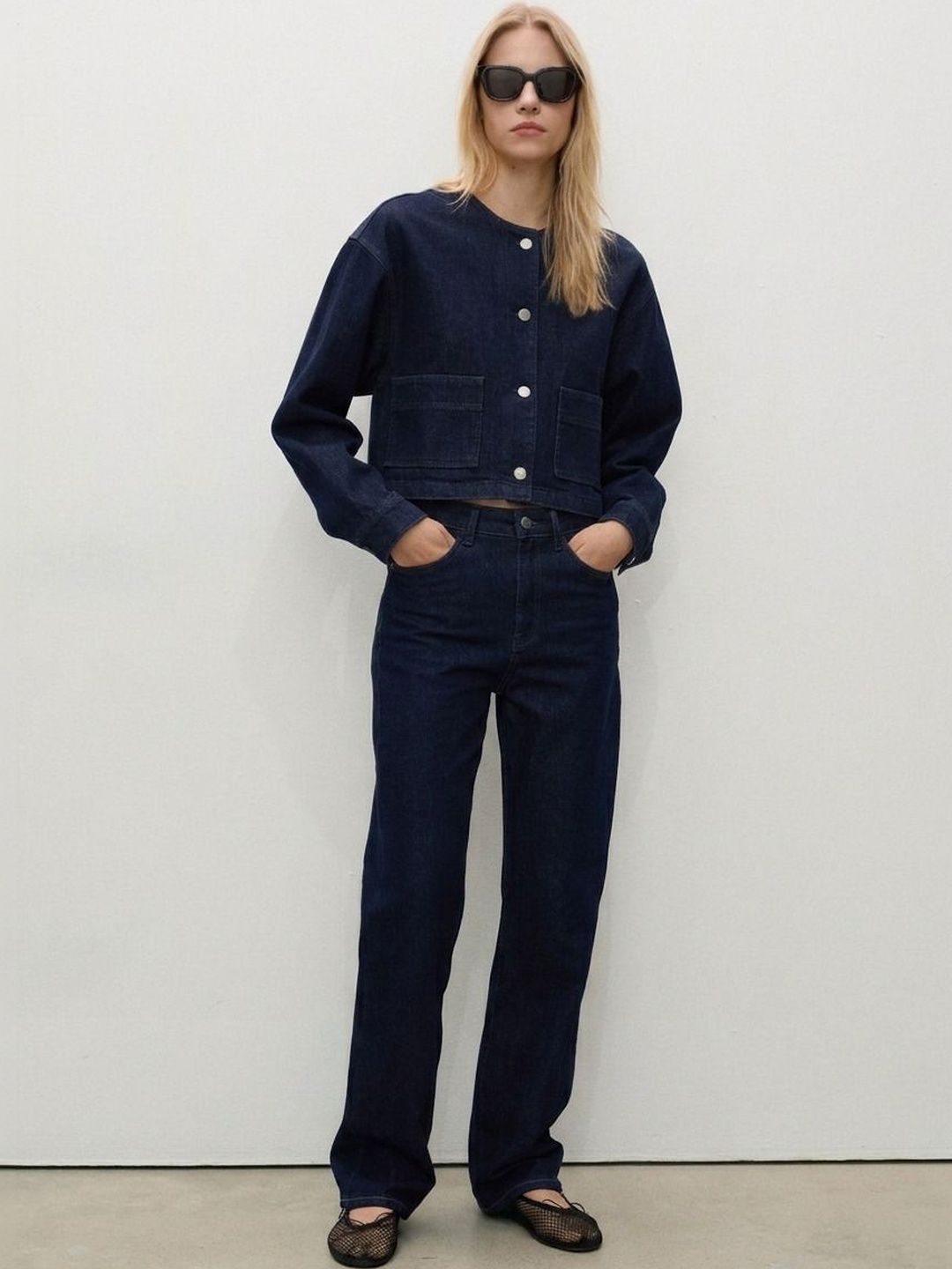 Stylecast X Kotty Women Premium Cotton Relaxed Straight Fit Denim Jeans